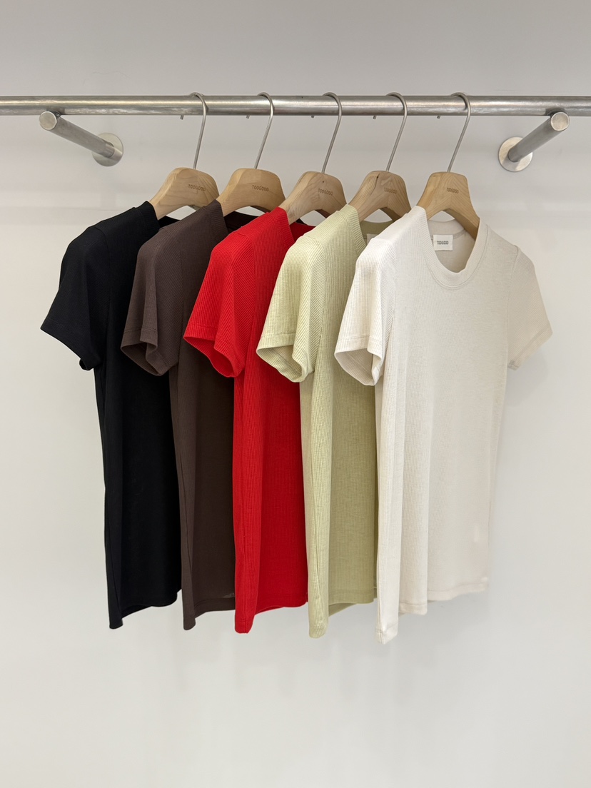 TOOGOOD韓國代購女士新品人氣推薦熱賣職業26春夏T恤羅紋TOOGOODT恤