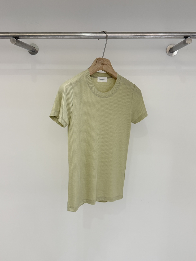 TOOGOOD韓國代購女士新品人氣推薦熱賣職業26春夏T恤羅紋TOOGOODT恤圖色3