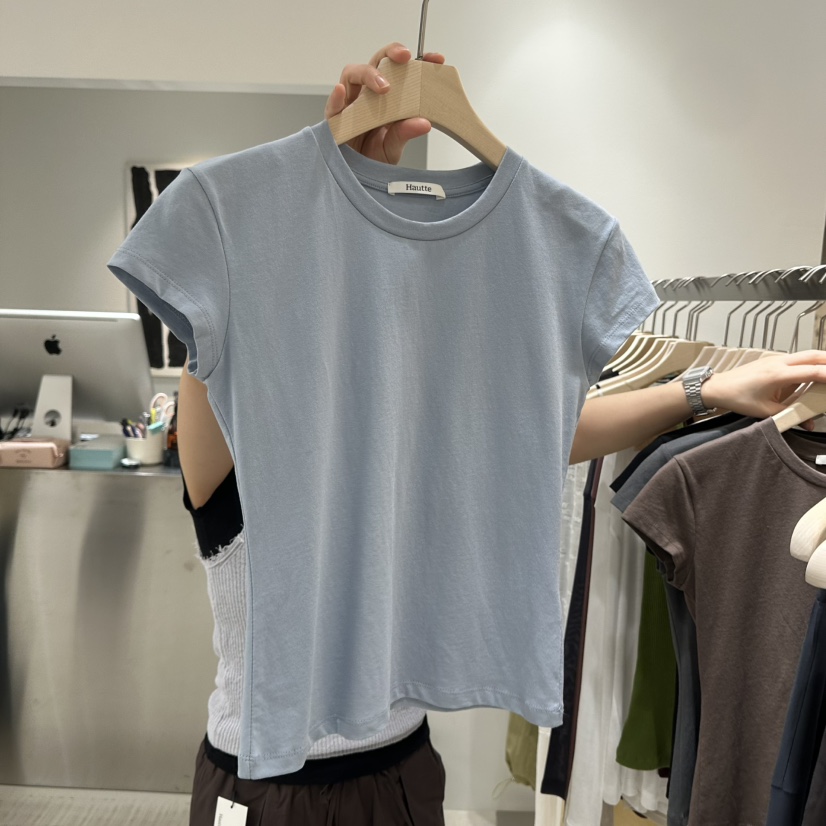 HAUTTE-P韓國直郵實拍女士新品時尚熱賣休閑推薦人氣T恤HAUTTET恤圖色1