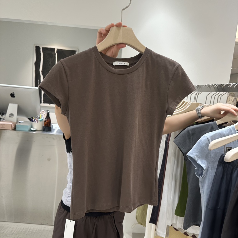 HAUTTE-P韓國直郵實拍女士新品時尚熱賣休閑推薦人氣T恤HAUTTET恤圖色2