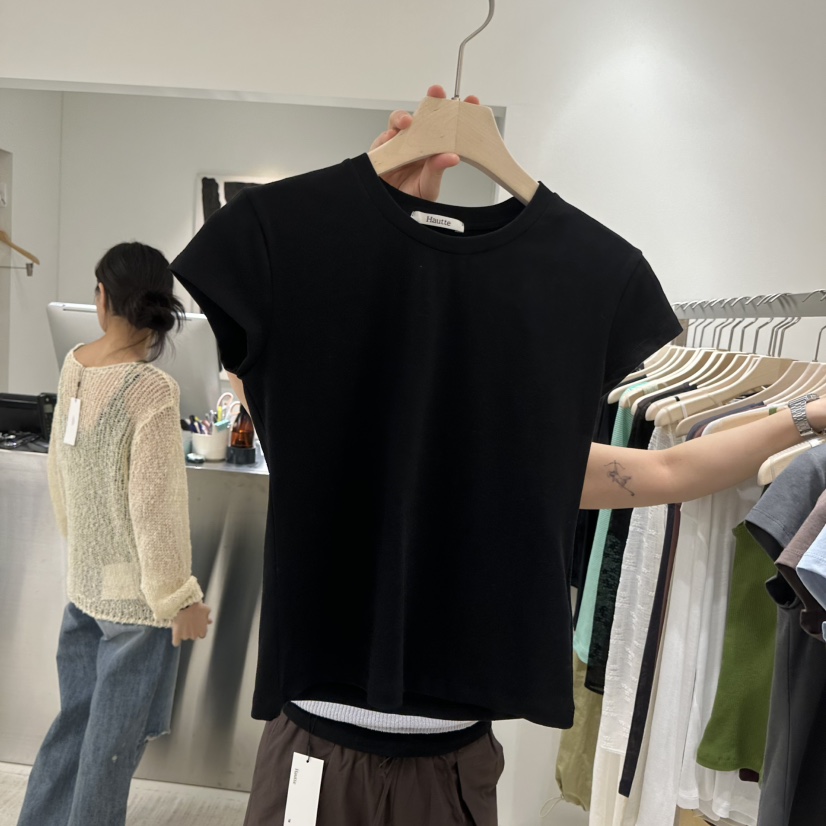 HAUTTE-P韓國直郵實拍女士新品時尚熱賣休閑推薦人氣T恤HAUTTET恤圖色4