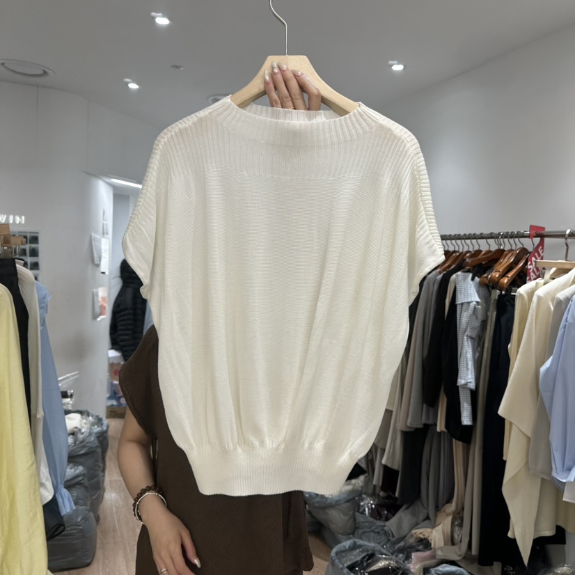 LEWIN韓國東大門代購女士新款休閑人氣26春夏針織衫插肩袖羅紋LEWIN針織衫