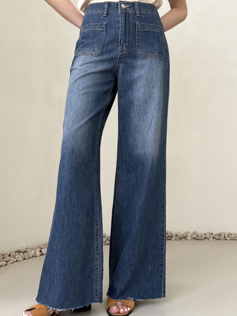 DEMAR韓國代購女士新品職業人氣時尚推薦休閑26春夏牛仔褲天絲DEMAR牛仔褲圖色1