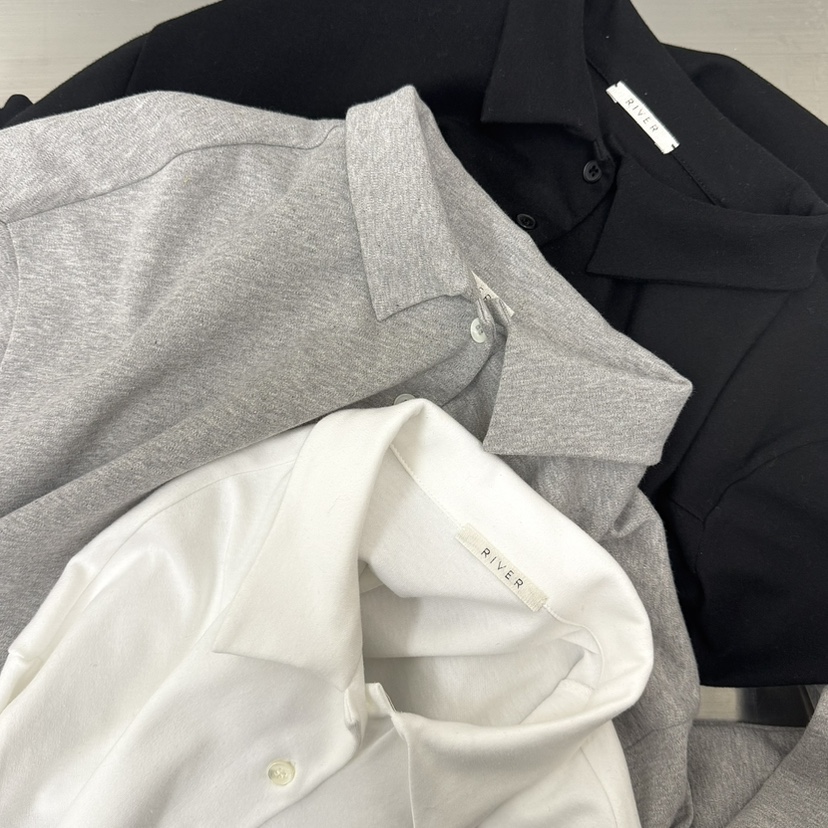 RIVER韓國東大門直郵女士新品推薦休閑熱賣職業26春夏長袖T恤WATER/RIVER長袖T恤