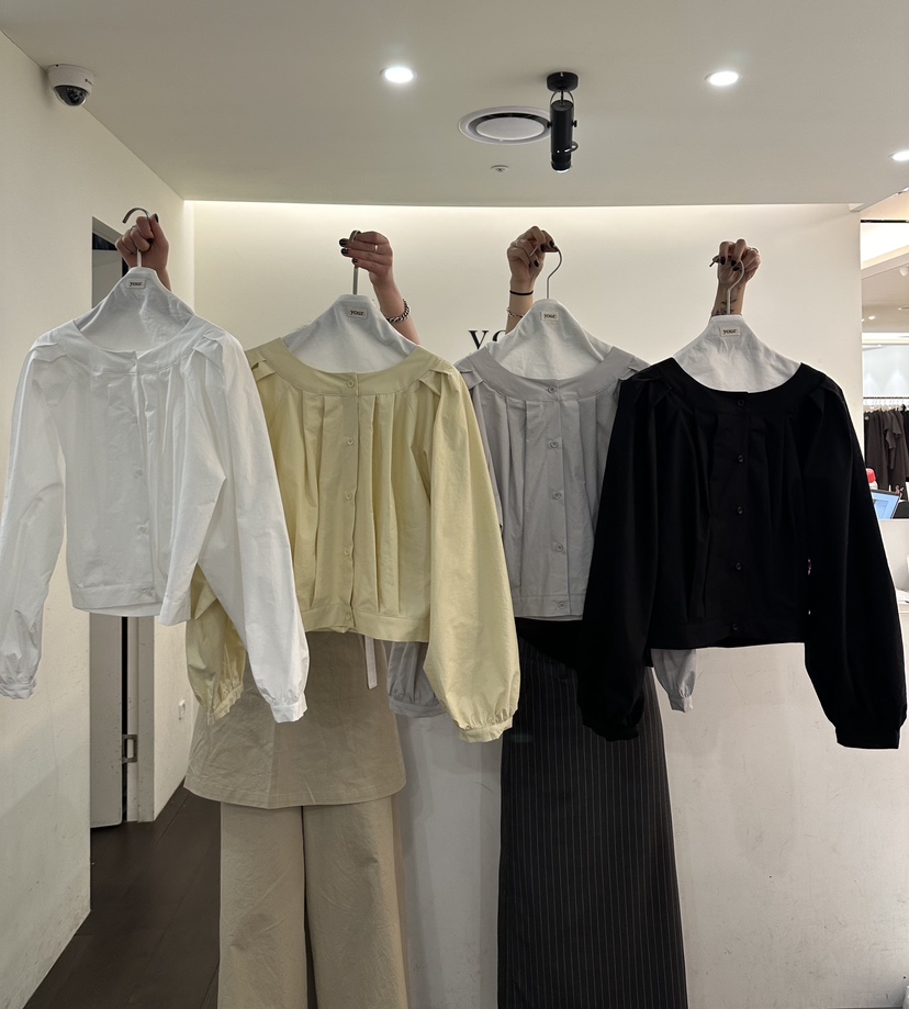 YOUR-P韓國東大門代購女士新品人氣推薦職業26春夏襯衫蕾絲衫YOUR-P襯衫/蕾絲衫