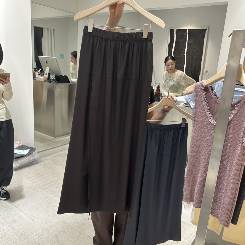 HAUTTE-P韓國代購女裝新品休閑職業推薦熱賣人氣時尚長裙HAUTTE長裙圖色2棕色