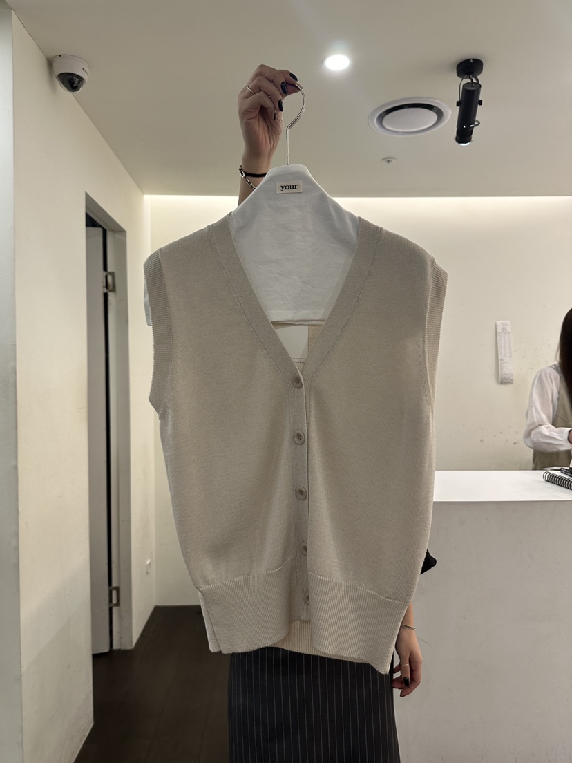 YOUR-P韓國代購女裝新款休閑熱賣時尚26春夏人氣職業馬甲YOUR-P馬甲圖色1