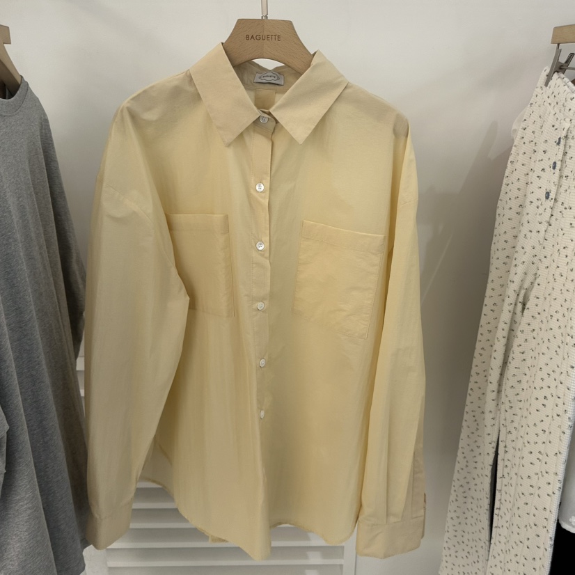 BAGUETTE-P韓國直郵女裝新品休閑人氣26春夏熱賣襯衫蕾絲衫BAGUETTE-P襯衫/蕾絲衫圖色1