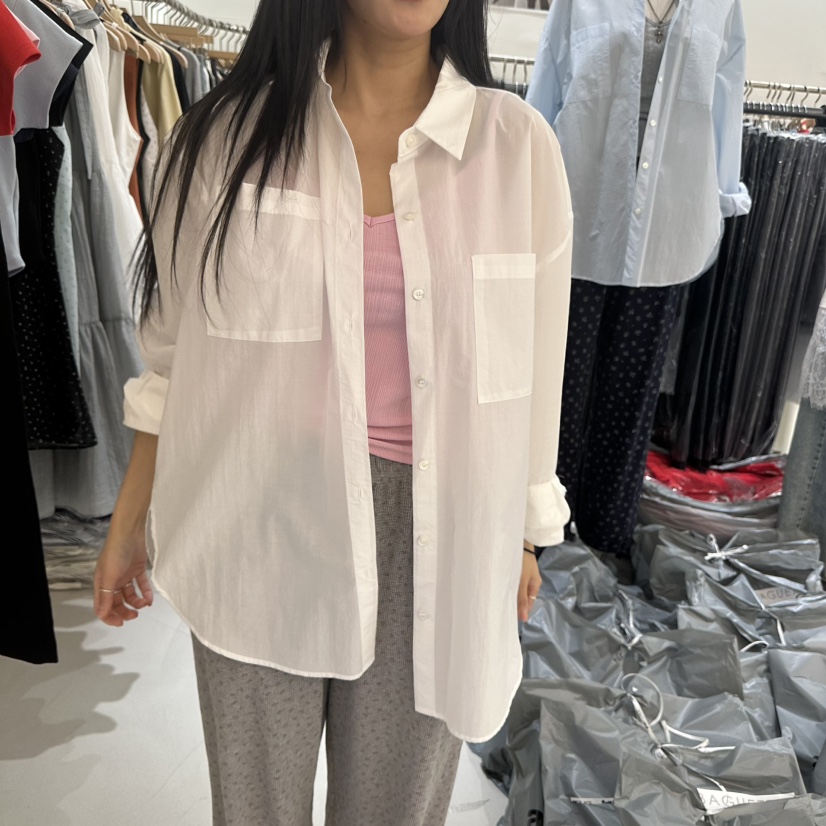 BAGUETTE-P韓國直郵女裝新品休閑人氣26春夏熱賣襯衫蕾絲衫BAGUETTE-P襯衫/蕾絲衫圖色3