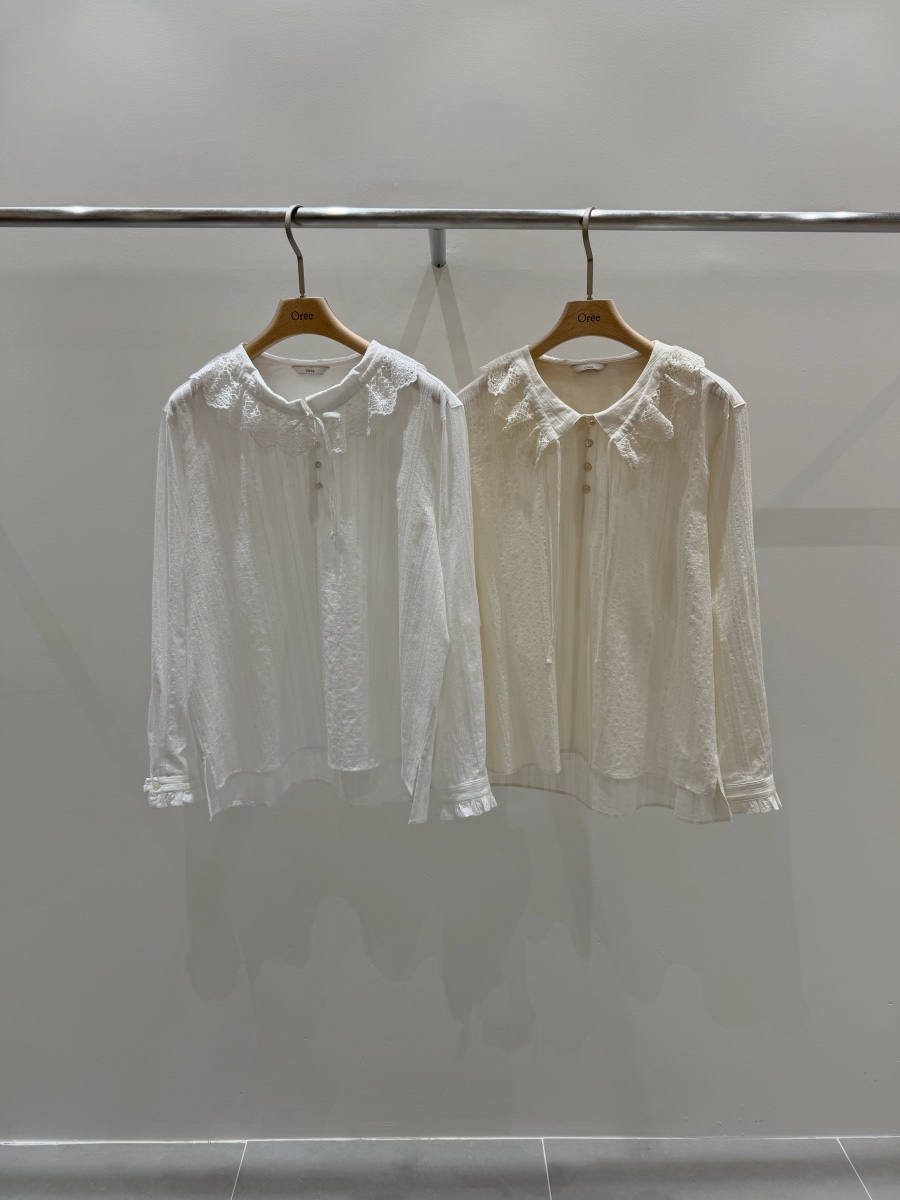 OREE韓國東大門代購女士新品職業推薦休閑熱賣襯衫蕾絲衫OREE襯衫/蕾絲衫