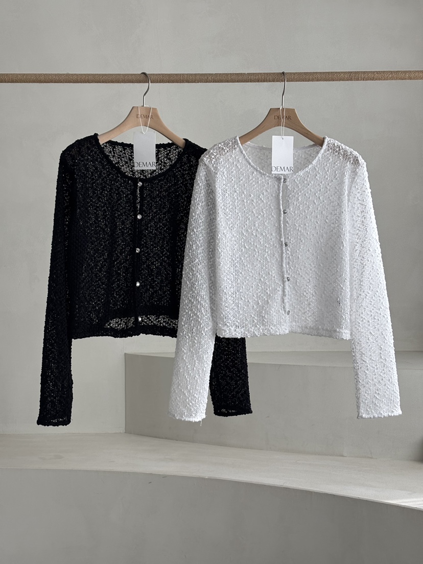 DEMAR韓國直郵實拍女裝新品人氣休閑時尚26春夏針織衫開衫DEMAR針織衫