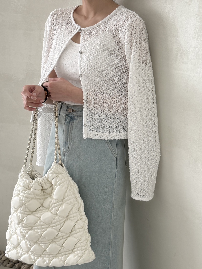 DEMAR韓國直郵實拍女裝新品人氣休閑時尚26春夏針織衫開衫DEMAR針織衫