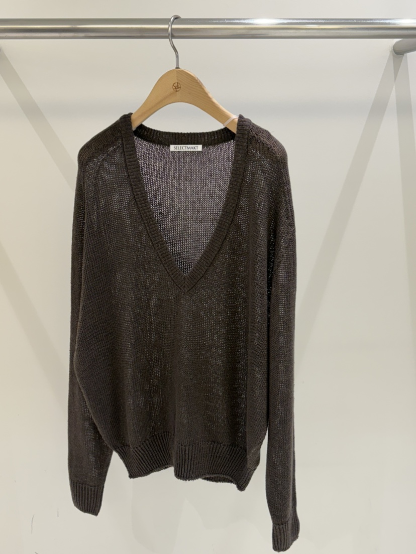 SELECT MARKET韓國代購女士新品熱賣職業時尚休閑針織衫V領SELECT MARKET針織衫圖色2