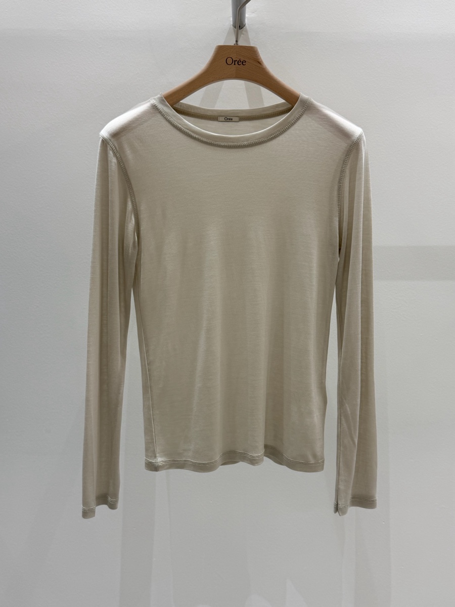 OREE韓國直郵女裝新品休閑熱賣推薦人氣時尚職業26春夏長袖T恤OREE長袖T恤圖色3