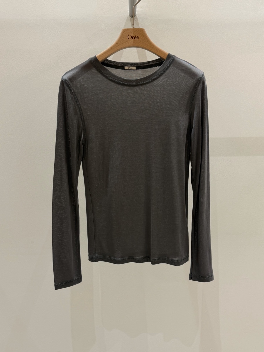 OREE韓國直郵女裝新品休閑熱賣推薦人氣時尚職業26春夏長袖T恤OREE長袖T恤圖色5