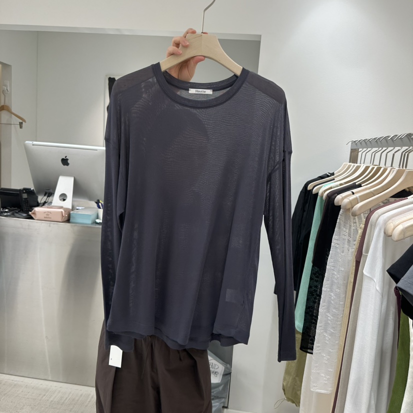 HAUTTE-P韓國直郵實拍女裝新款26春夏熱賣推薦人氣長袖T恤HAUTTE長袖T恤圖色4