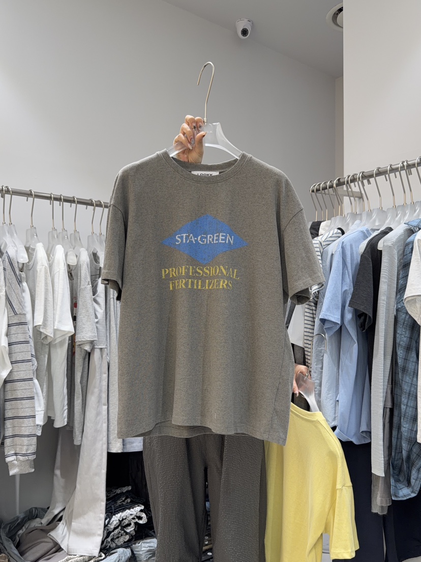 LOOKK/MIMME韓國直郵女士新品人氣職業26春夏T恤不含披肩LOOKK/MIMMET恤圖色3