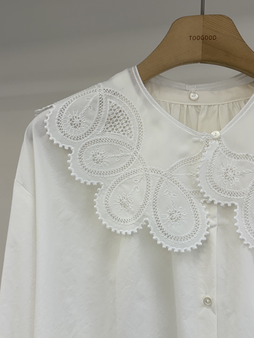 TOOGOOD韓國代購女裝新款時尚休閑職業熱賣襯衫蕾絲衫可拆卸TOOGOOD襯衫/蕾絲衫