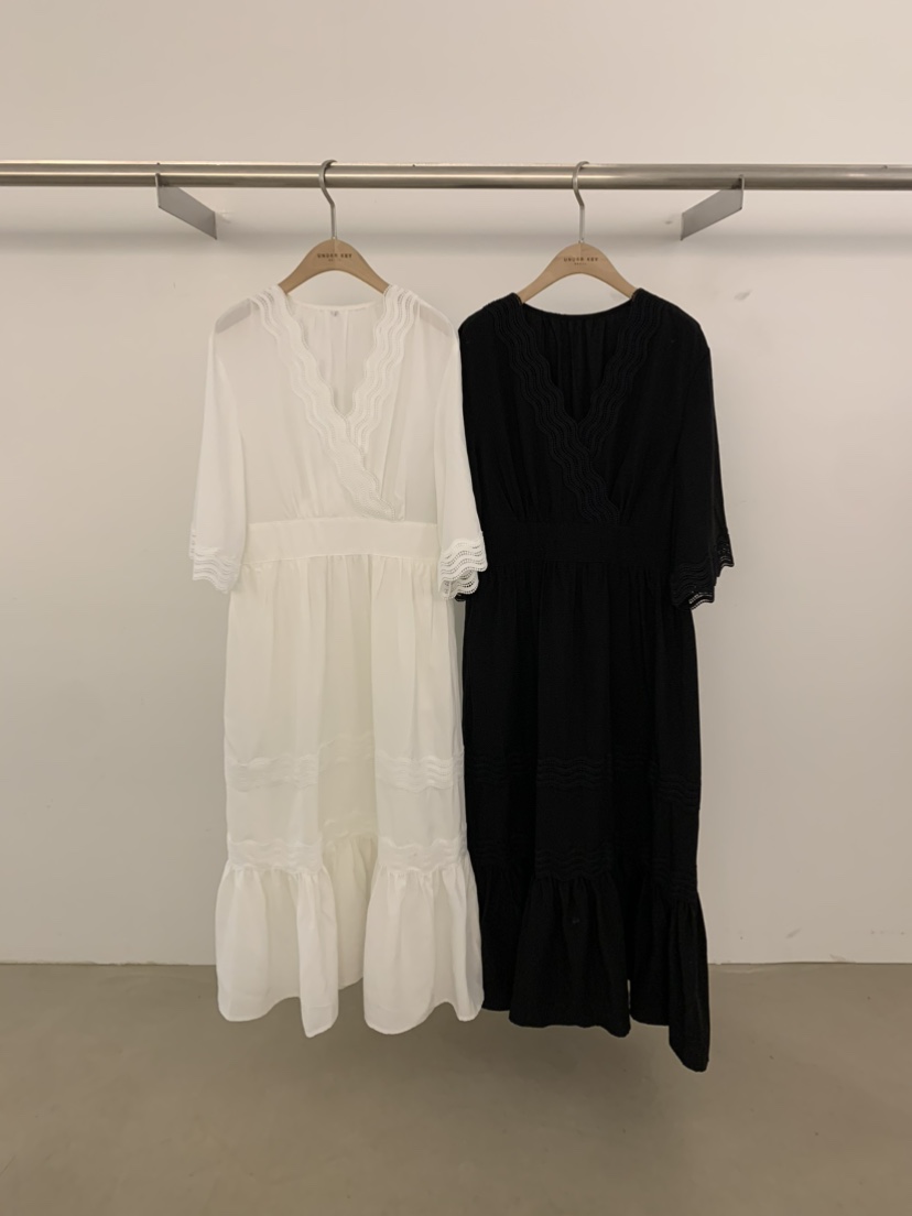 UNDER KEY韓國直郵女士新款人氣休閑26春夏熱賣職業連衣裙UNDER KEY連衣裙