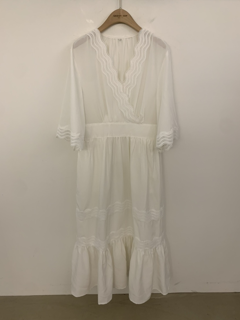 UNDER KEY韓國直郵女士新款人氣休閑26春夏熱賣職業連衣裙UNDER KEY連衣裙圖色1