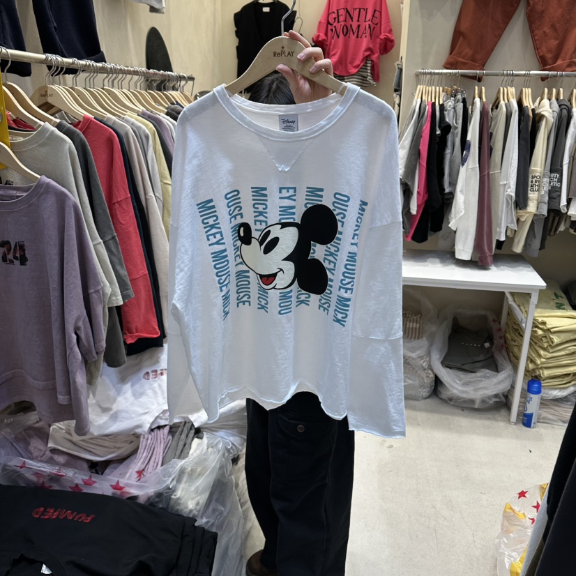 REPLAY韓國直郵女裝新款熱賣時尚休閑推薦人氣26春夏長袖T恤REPLAY長袖T恤圖色1