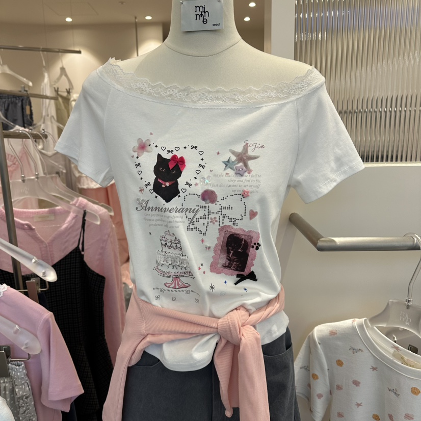 MIMME/LOOKK韓國直郵女士新品人氣推薦職業休閑熱賣真品T恤MIMME/LOOKKT恤圖色1