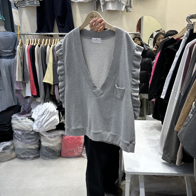 REPLAY東大門代購女裝新品真品時尚人氣職業休閑吊帶背心REPLAY吊帶/背心圖色1