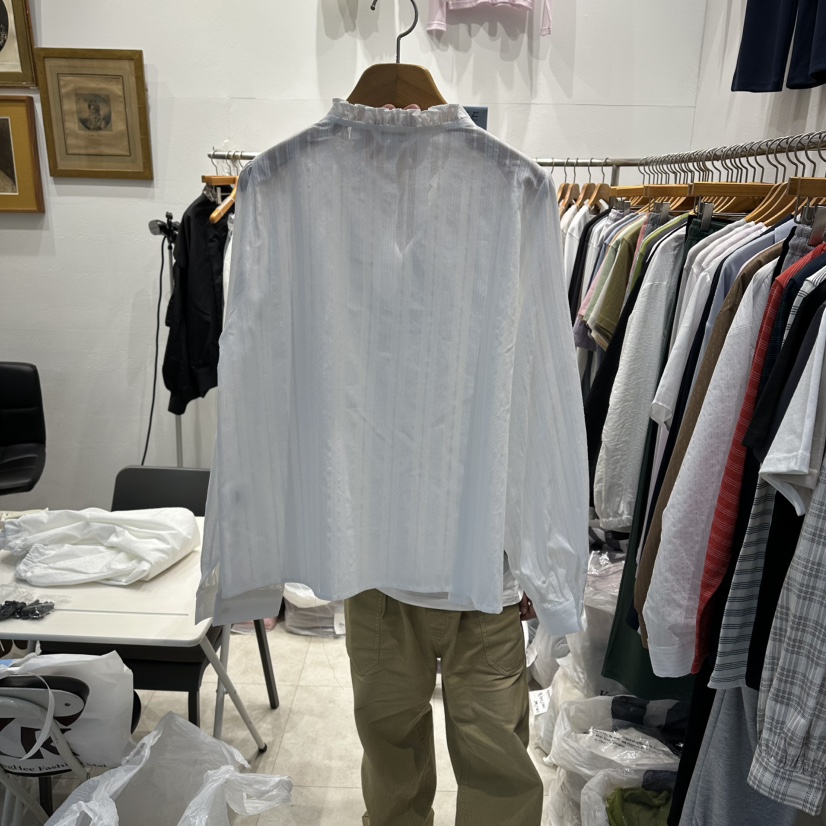 MODS-Q韓國代購女裝新品真品熱賣26春夏休閑推薦襯衫蕾絲衫MODS-Q襯衫/蕾絲衫