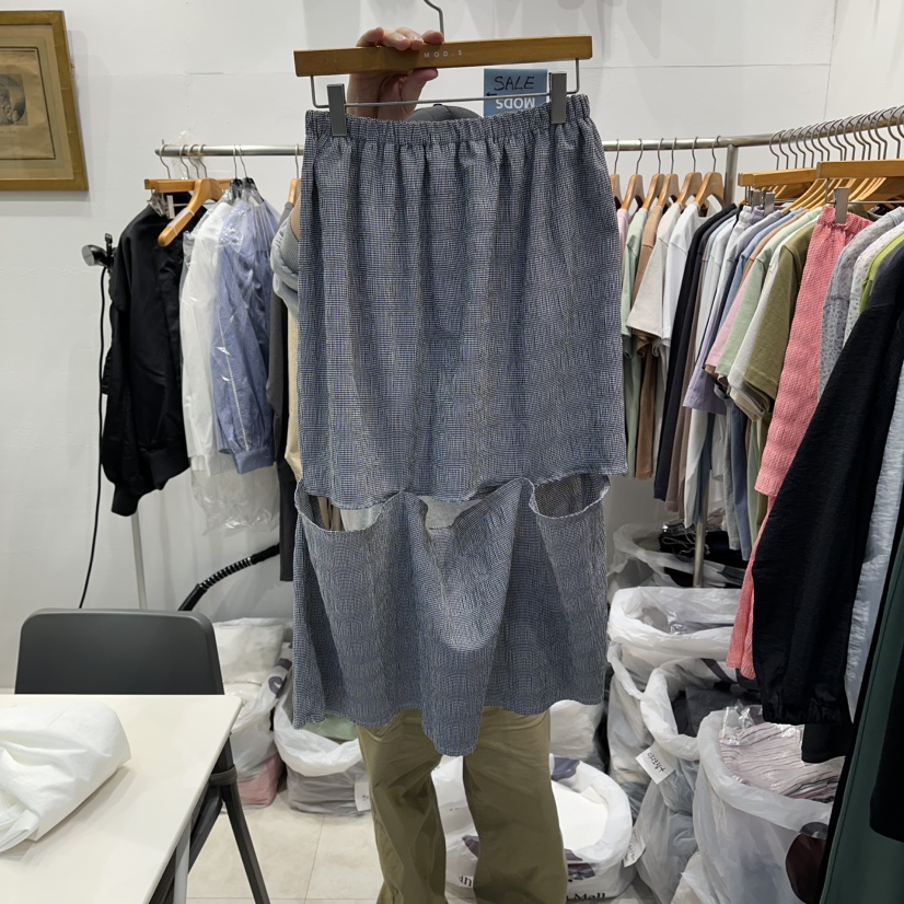 MODS-Q東大門直郵女士新品真品人氣26春夏時尚推薦長裙鏤空MODS-Q長裙圖色2