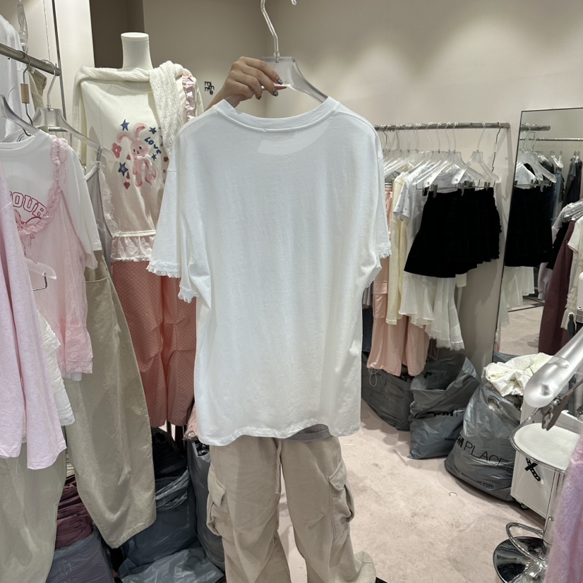 MIMME/LOOKK韓國直郵女士新款26春夏熱賣時尚職業休閑T恤MIMME/LOOKKT恤