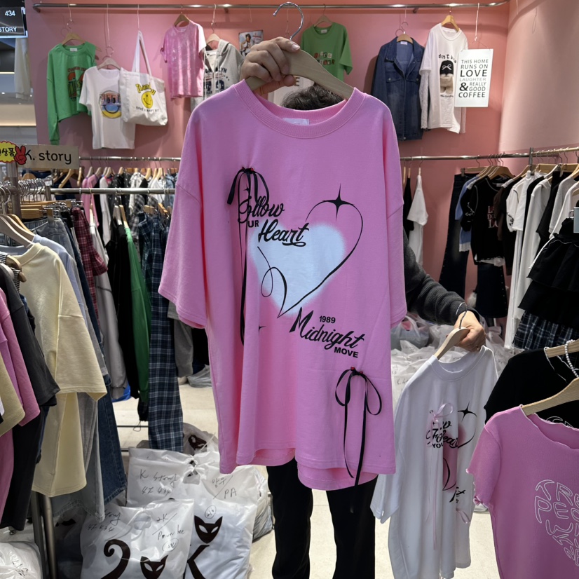 K STORY東大門代購女裝新品人氣真品職業休閑26春夏推薦T恤K STORYT恤圖色2