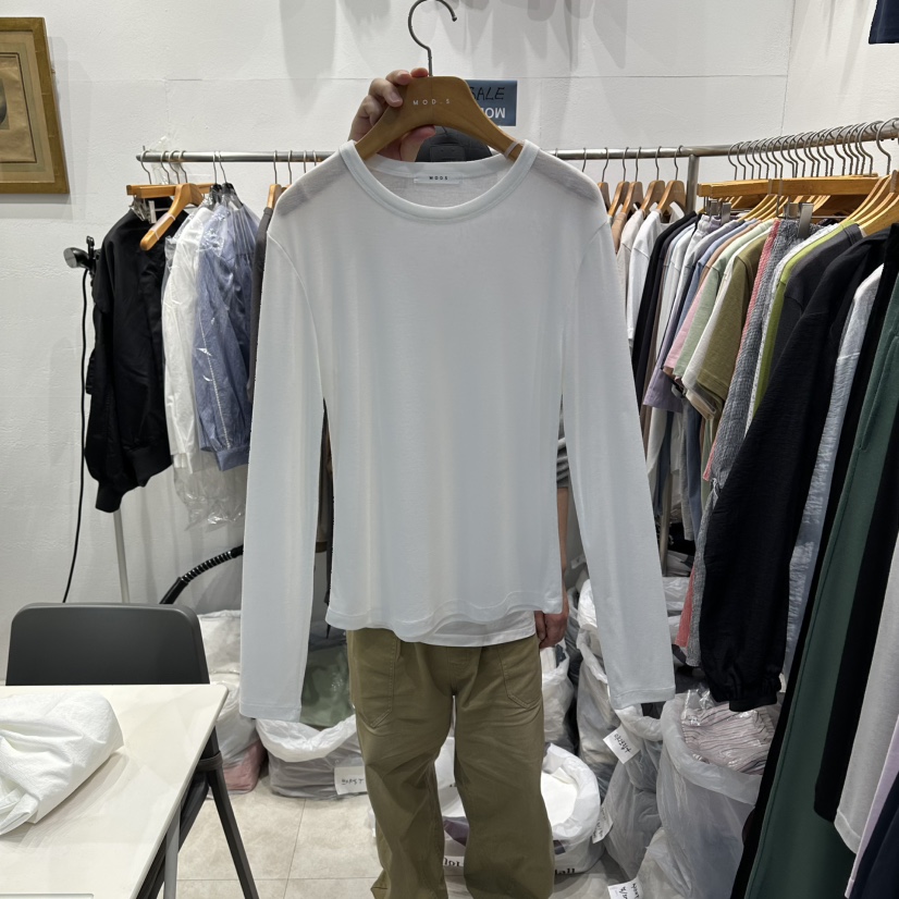 MODS-Q韓國代購女裝新款人氣26春夏時尚推薦真品長袖T恤MODS-Q長袖T恤圖色1