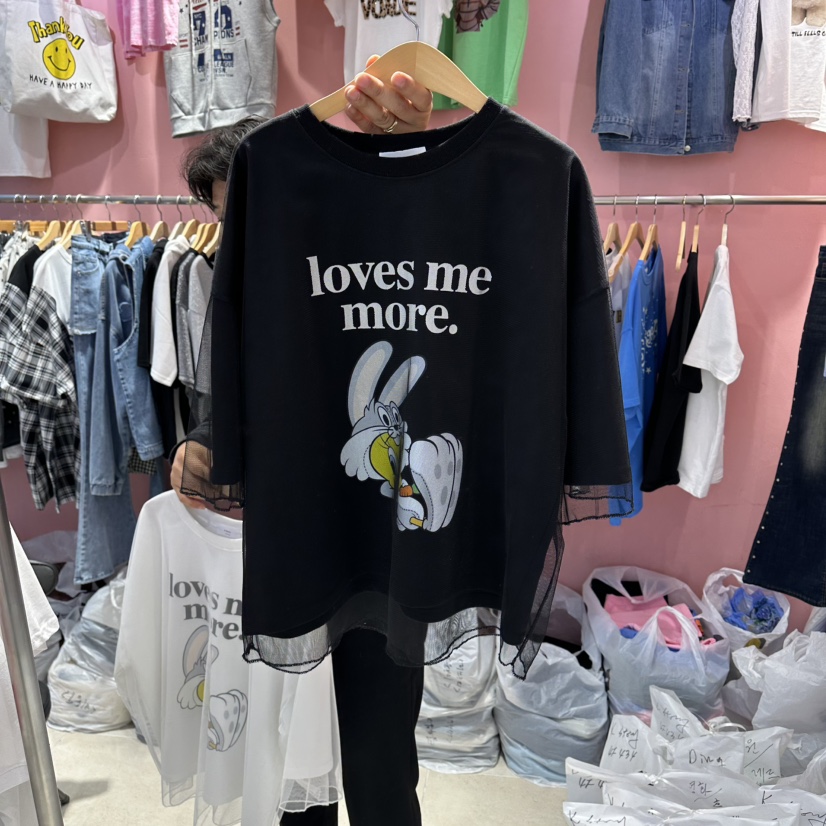 K STORY東大門實拍女士新款人氣休閑26春夏推薦真品時尚T恤K STORYT恤圖色2