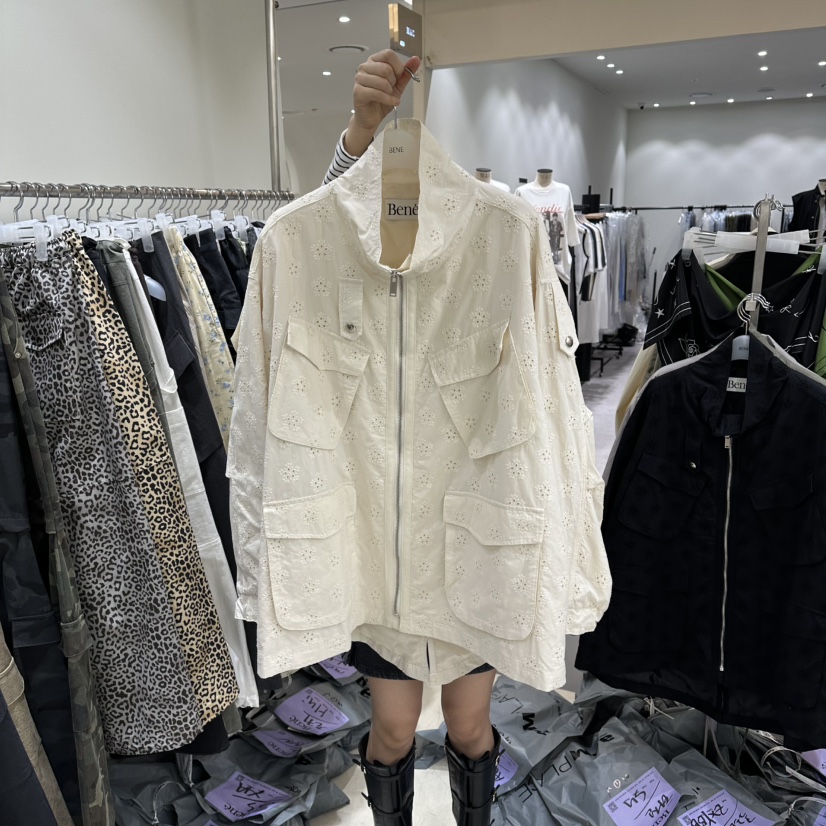 BENE東大門實拍女士新品人氣職業推薦真品休閑熱賣夾克刺繡BENE夾克圖色1