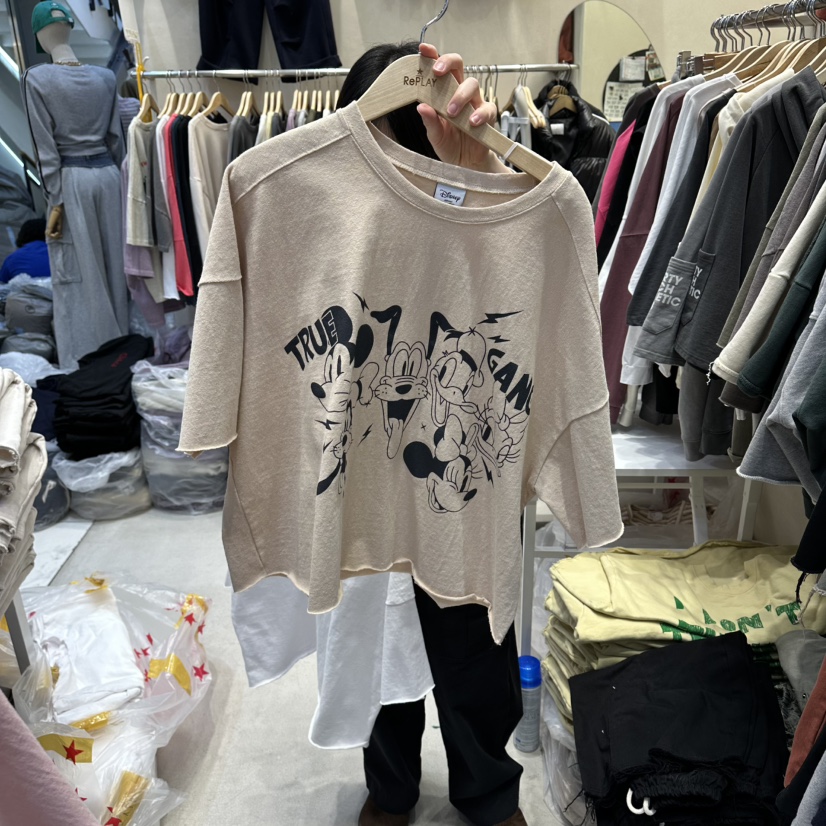 REPLAY東大門代購女裝新品職業真品26春夏時尚人氣推薦T恤REPLAYT恤圖色2