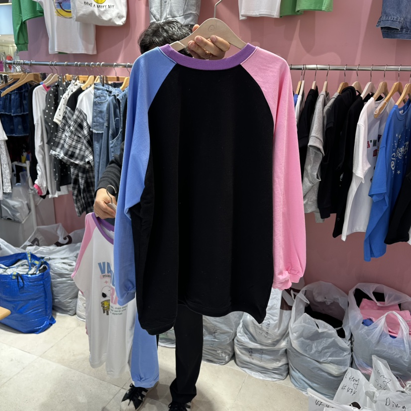 K STORY東大門實拍女士新品26春夏時尚人氣長袖T恤史努比K STORY長袖T恤