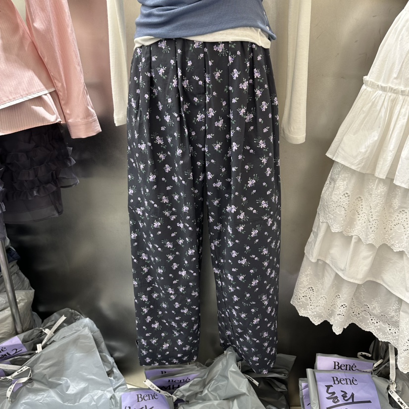 BENE東大門代購女士新品人氣推薦休閑職業26春夏休閑褲褶皺BENE休閑褲圖色2