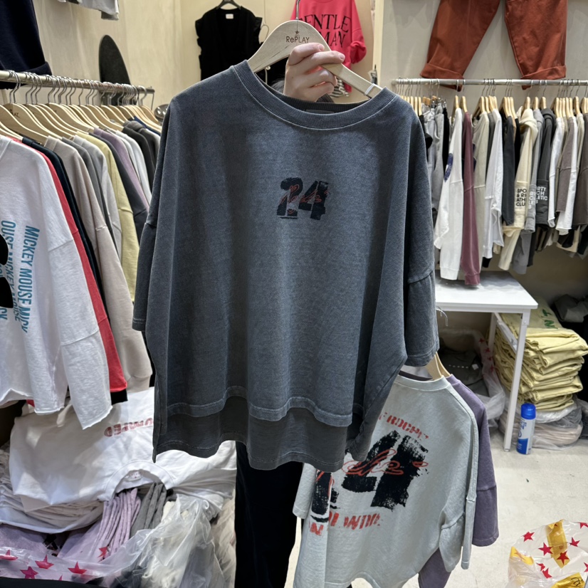 REPLAY韓國代購女士新款26春夏真品推薦休閑熱賣人氣職業T恤REPLAYT恤圖色3