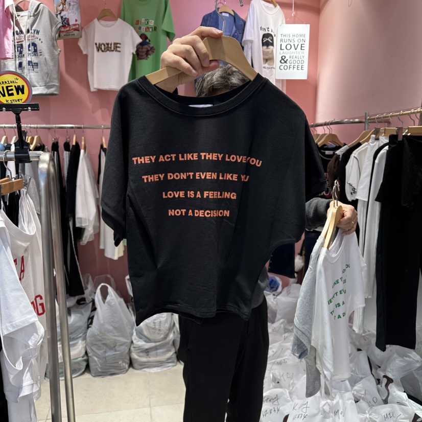 K STORY東大門代購女裝新款26春夏推薦熱賣職業人氣時尚T恤K STORYT恤圖色2