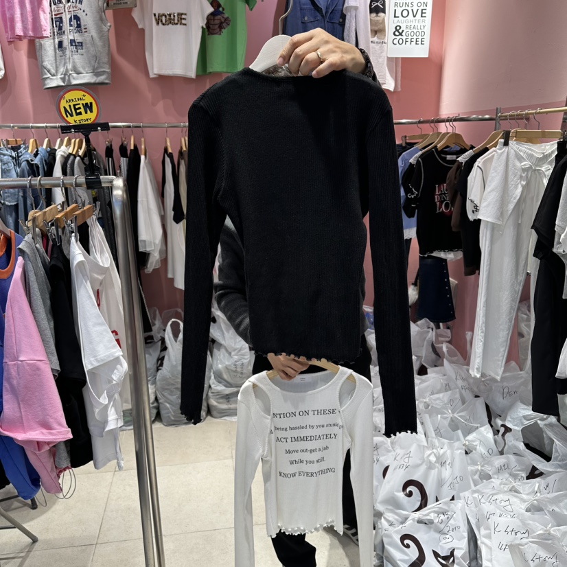 K STORY東大門直郵女裝新款推薦26春夏人氣時尚真品長袖T恤K STORY長袖T恤