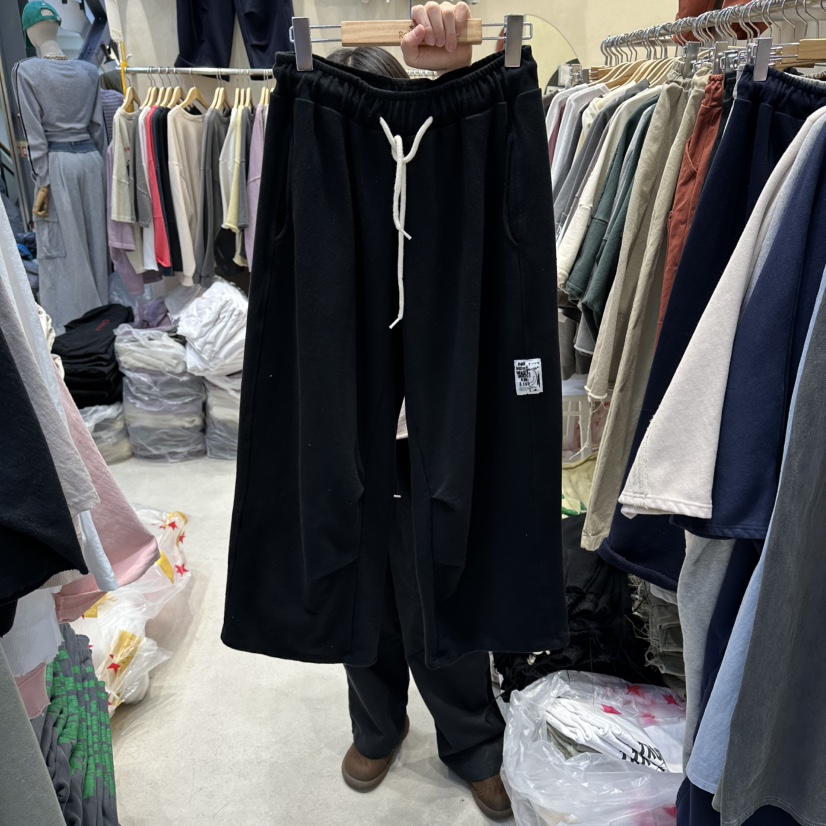 REPLAY東大門代購女士新品休閑真品職業人氣26春夏休閑褲羅紋REPLAY休閑褲圖色3黑色