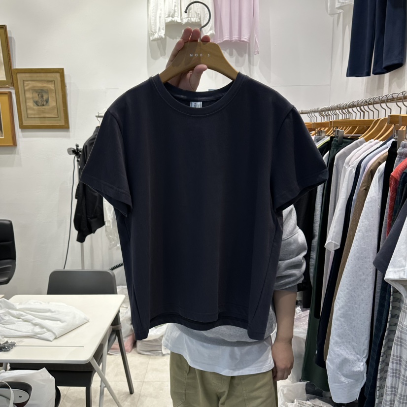 MODS-Q東大門直郵女士新款推薦熱賣人氣時尚職業真品T恤MODS-QT恤圖色5墨色