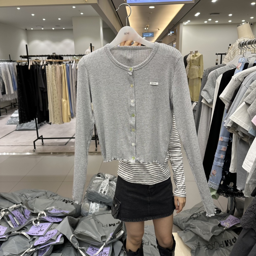 BENE韓國代購女士新款時尚職業熱賣人氣推薦26春夏針織衫BENE針織衫圖色2