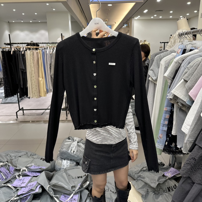 BENE韓國代購女士新款時尚職業熱賣人氣推薦26春夏針織衫BENE針織衫圖色4