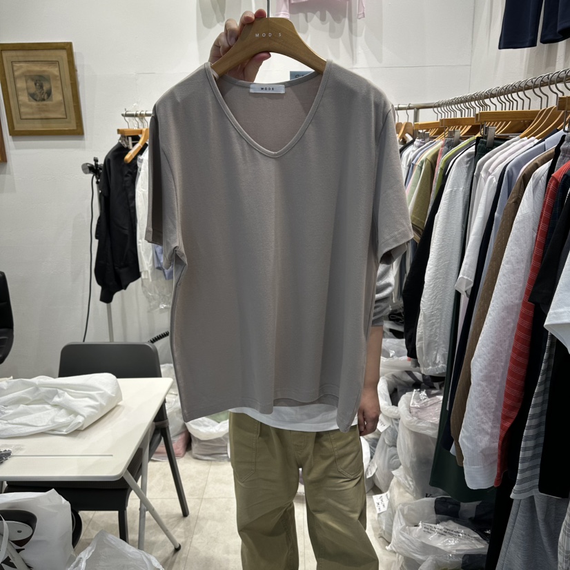 MODS-Q東大門直郵女裝新款熱賣時尚職業休閑人氣26春夏T恤MODS-QT恤圖色1