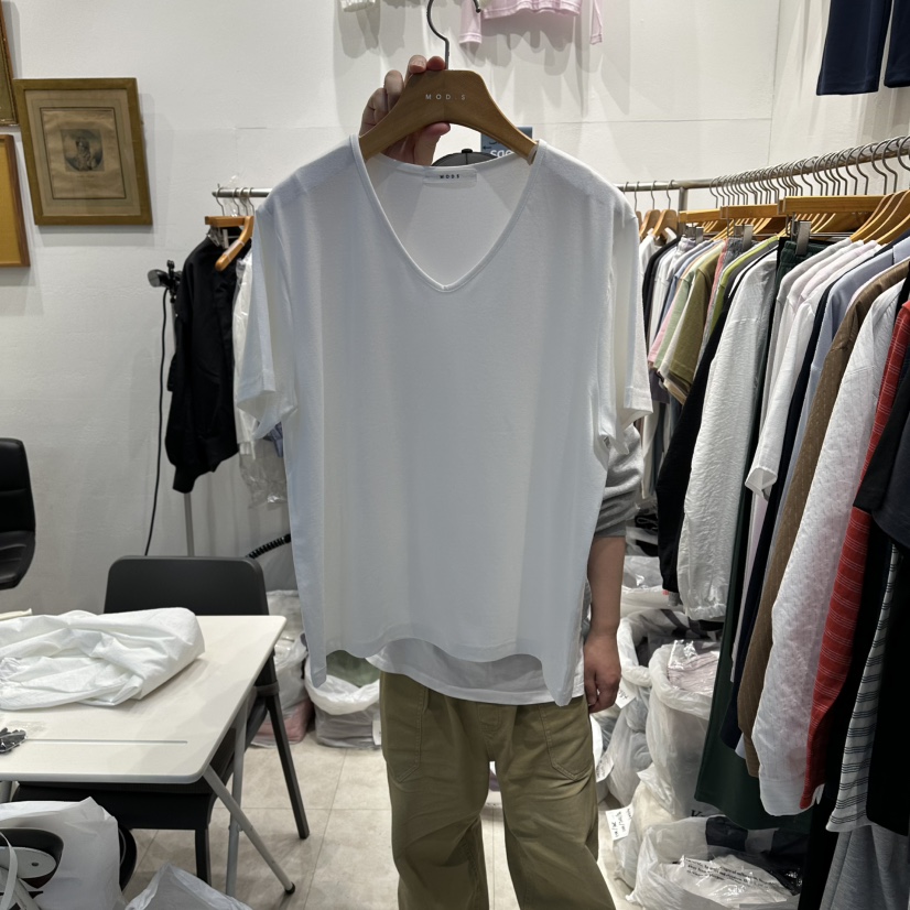 MODS-Q東大門直郵女裝新款熱賣時尚職業休閑人氣26春夏T恤MODS-QT恤圖色2