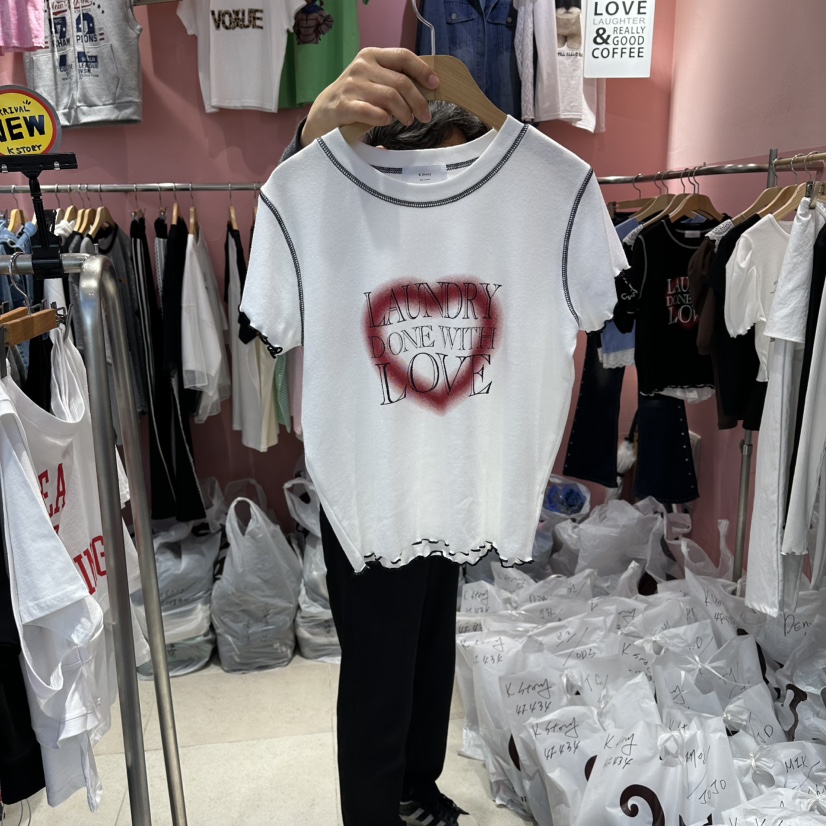 K STORY韓國直郵女裝新品職業真品人氣熱賣26春夏推薦T恤K STORYT恤圖色1