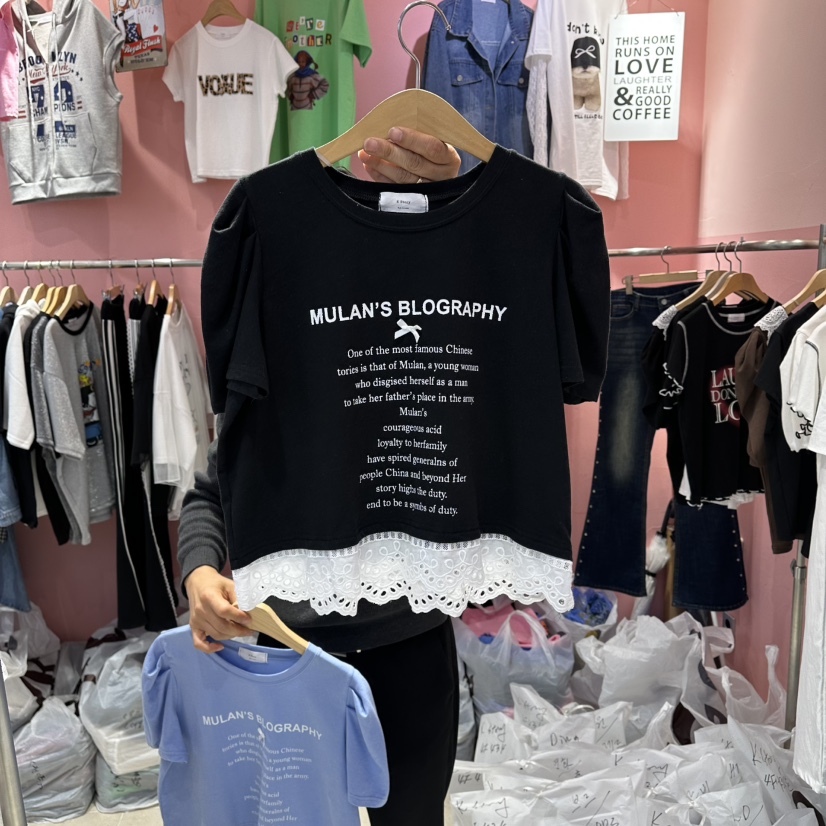 K STORY東大門直郵女士新品真品時尚休閑職業推薦熱賣T恤K STORYT恤圖色2