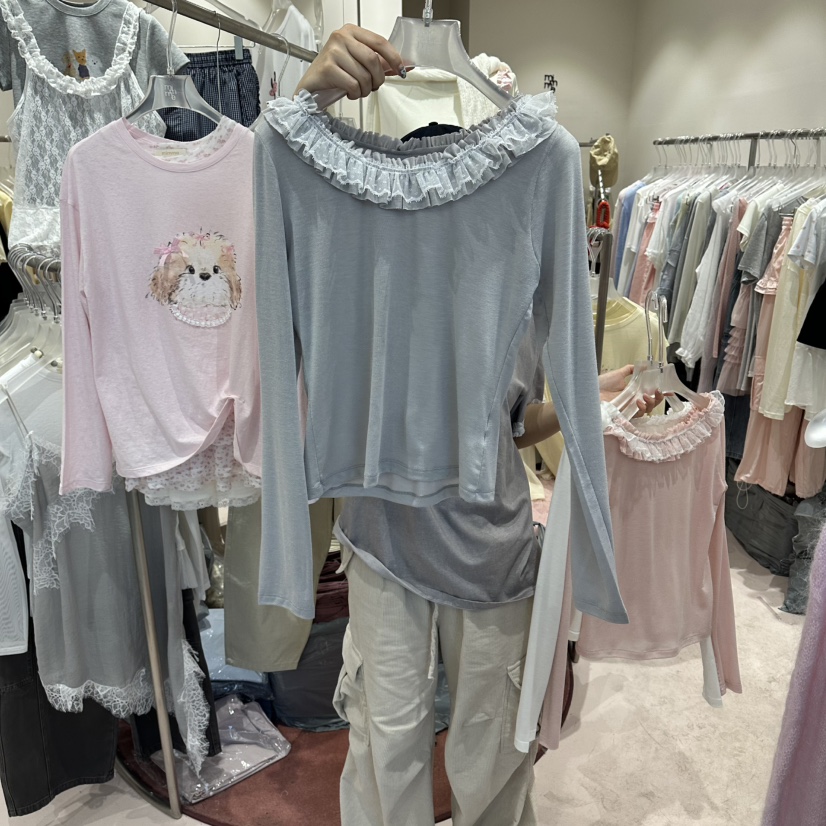 MIMME/LOOKK韓國直郵女士新品真品職業26春夏休閑長袖T恤MIMME/LOOKK長袖T恤圖色3