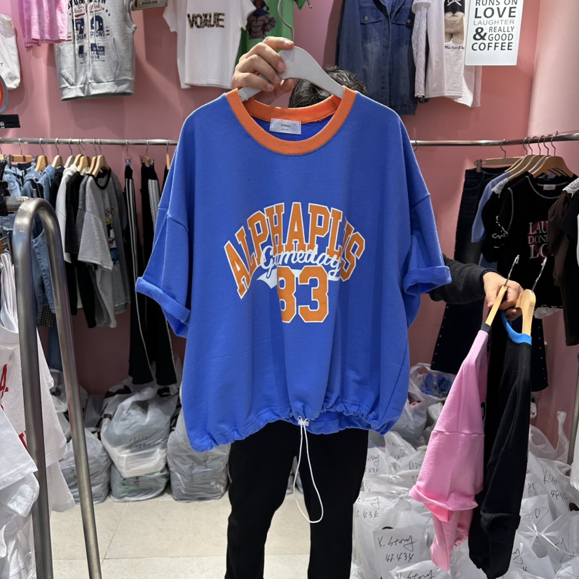 K STORY韓國代購女裝新款推薦真品26春夏熱賣休閑人氣T恤K STORYT恤圖色3